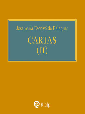 cover image of Cartas II (bolsillo, rústica)
